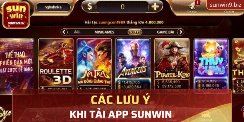 Một số câu hỏi thường gặp về việc tải app tại Sunwin