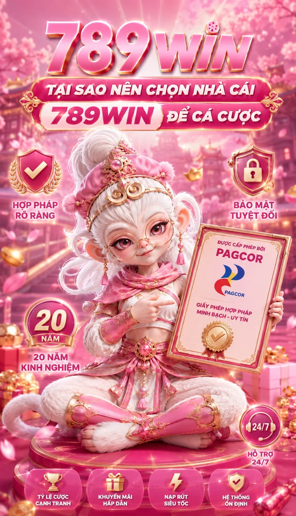 vì sao nên chọn 789win là nhà cái cá cược để chơi game